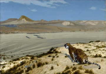  ATC Galerie - Tiger auf der Watch2 griechisch Araber Orientalismus Jean Leon Gerome